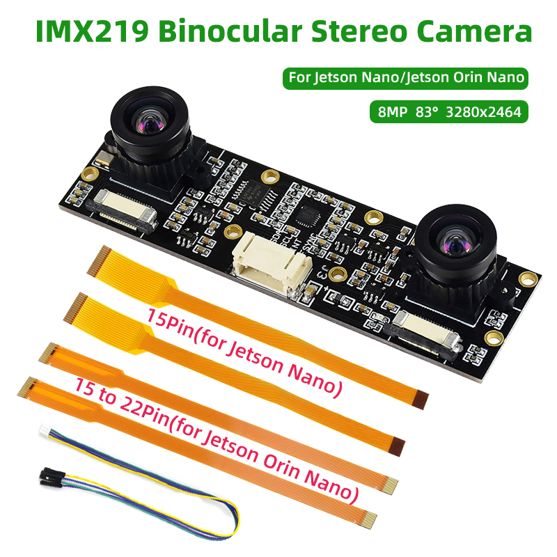 Raspberry Pi Hq Camera Microscope Lens - Jetson kamera Nano 8MP IMX219 Stereo,