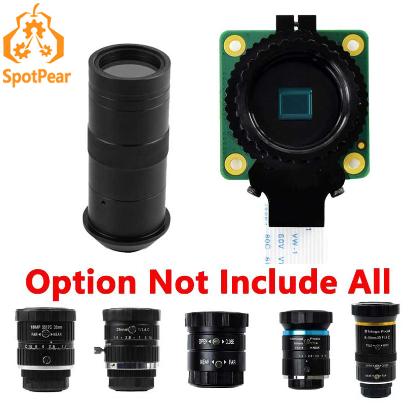 Raspberry Pi Global Shutter Camera Imx296 - Kamera berkualitas tinggi Raspberry Pi telefoto/100x-mikroskop/Zoom