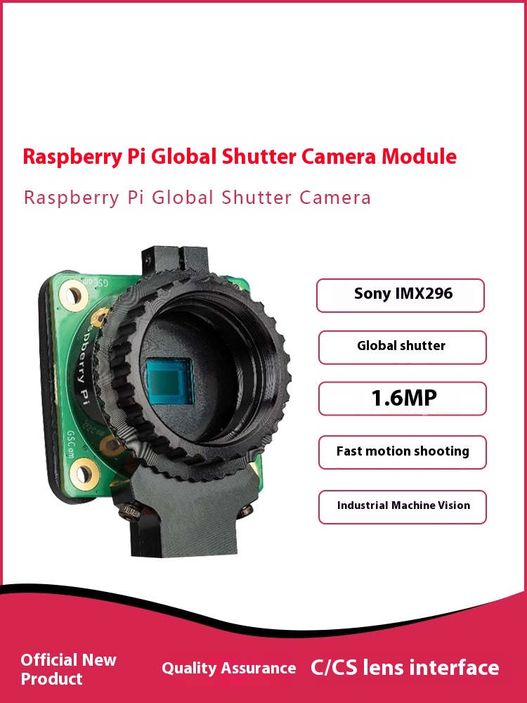 Modul Kamera Global Shutter Pr - Raspberry Pi Global Shutter Camera Imx296 ulasan dan harga