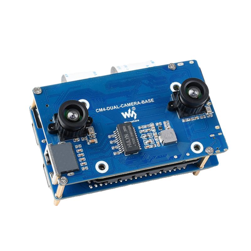 Papan Ekspansi Penglihatan Bin - Raspberry Pi Compute Module 4 Dual Camera Board ulasan dan harga