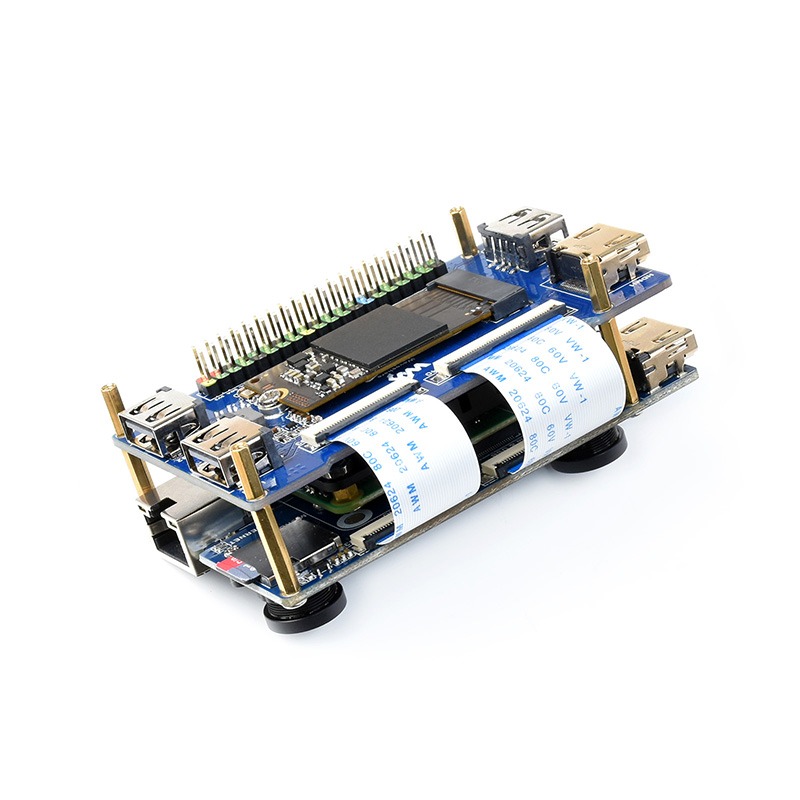 Papan Ekspansi Penglihatan Bin - Raspberry Pi Compute Module 4 Dual Camera Board ulasan dan harga
